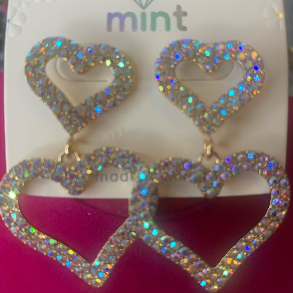 Glass earrings
